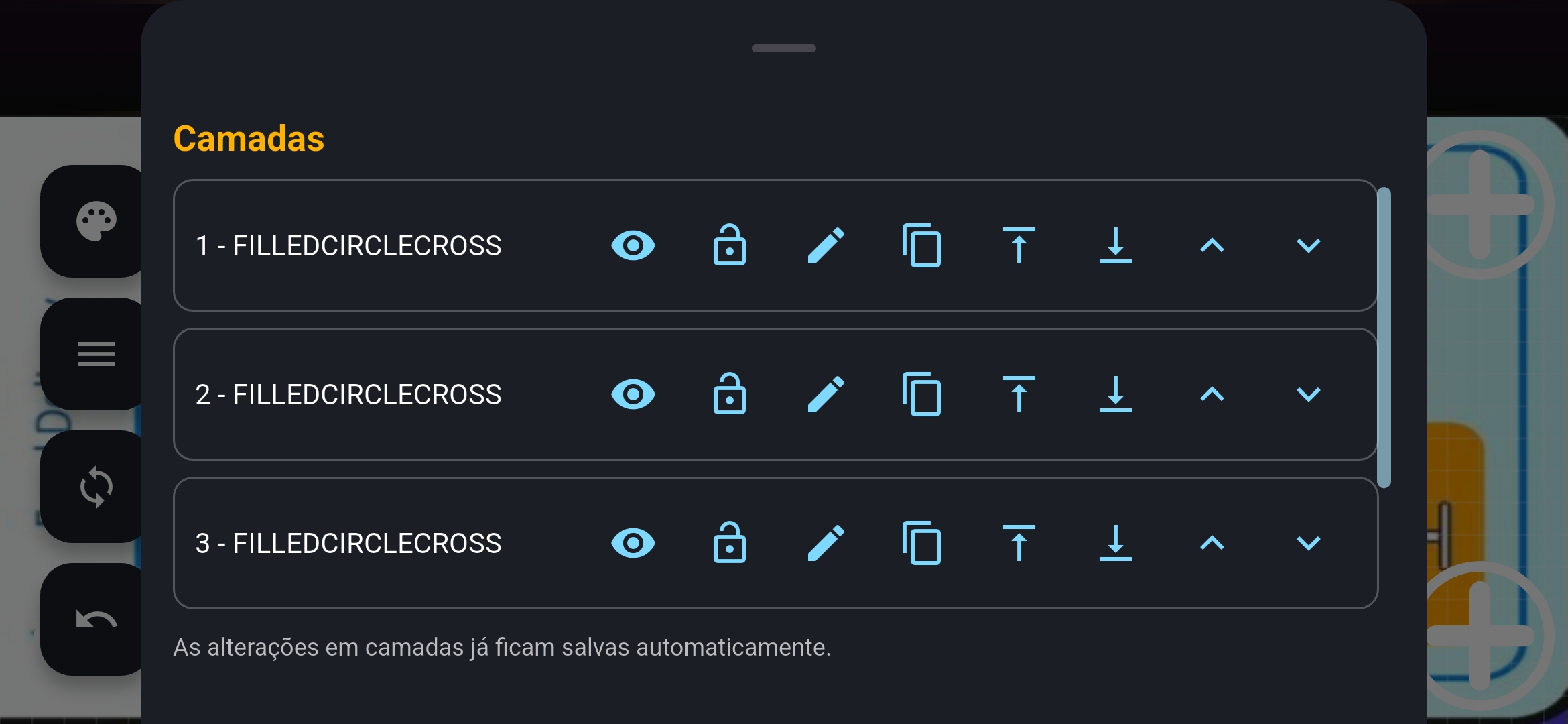 Camadas e organização